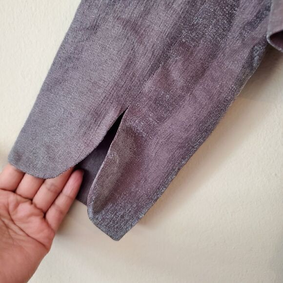 ADRIANNA PAPELL Occasions Brown Iridescent Maxi Gown & Bolero Jacket Size 6 - Picture 12 of 12